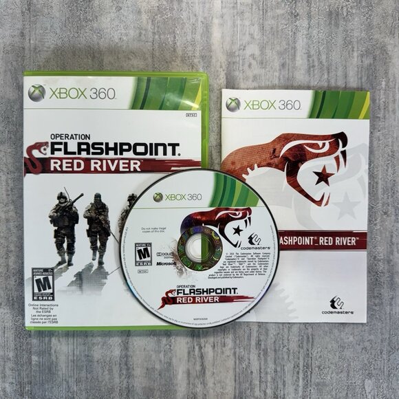 Operation Flashpoint: Red River (Microsoft Xbox 360, 2011) Complete With Manual - Picture 1 of 4